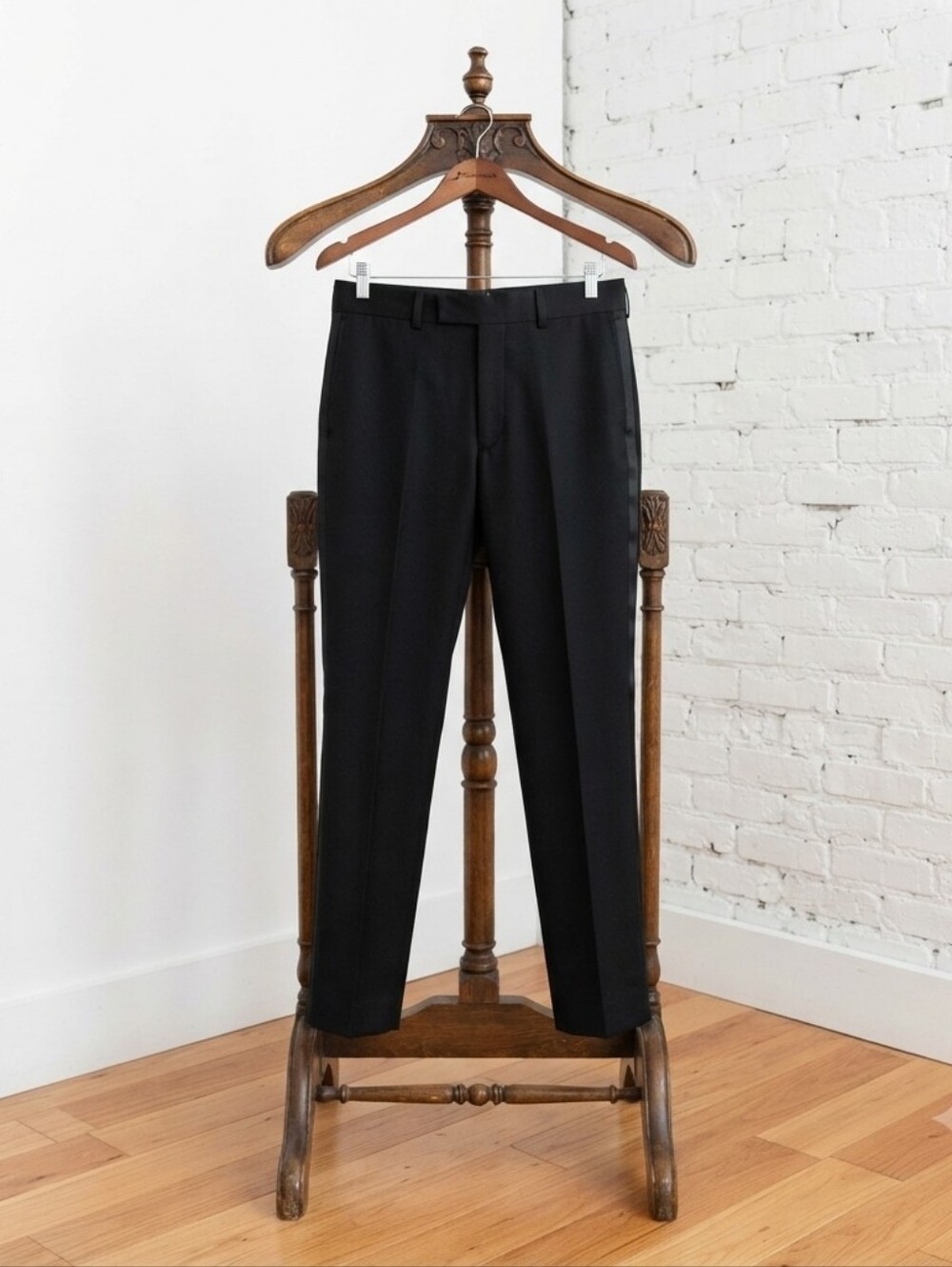 Ralph Lauren Black Tuxedo Trousers